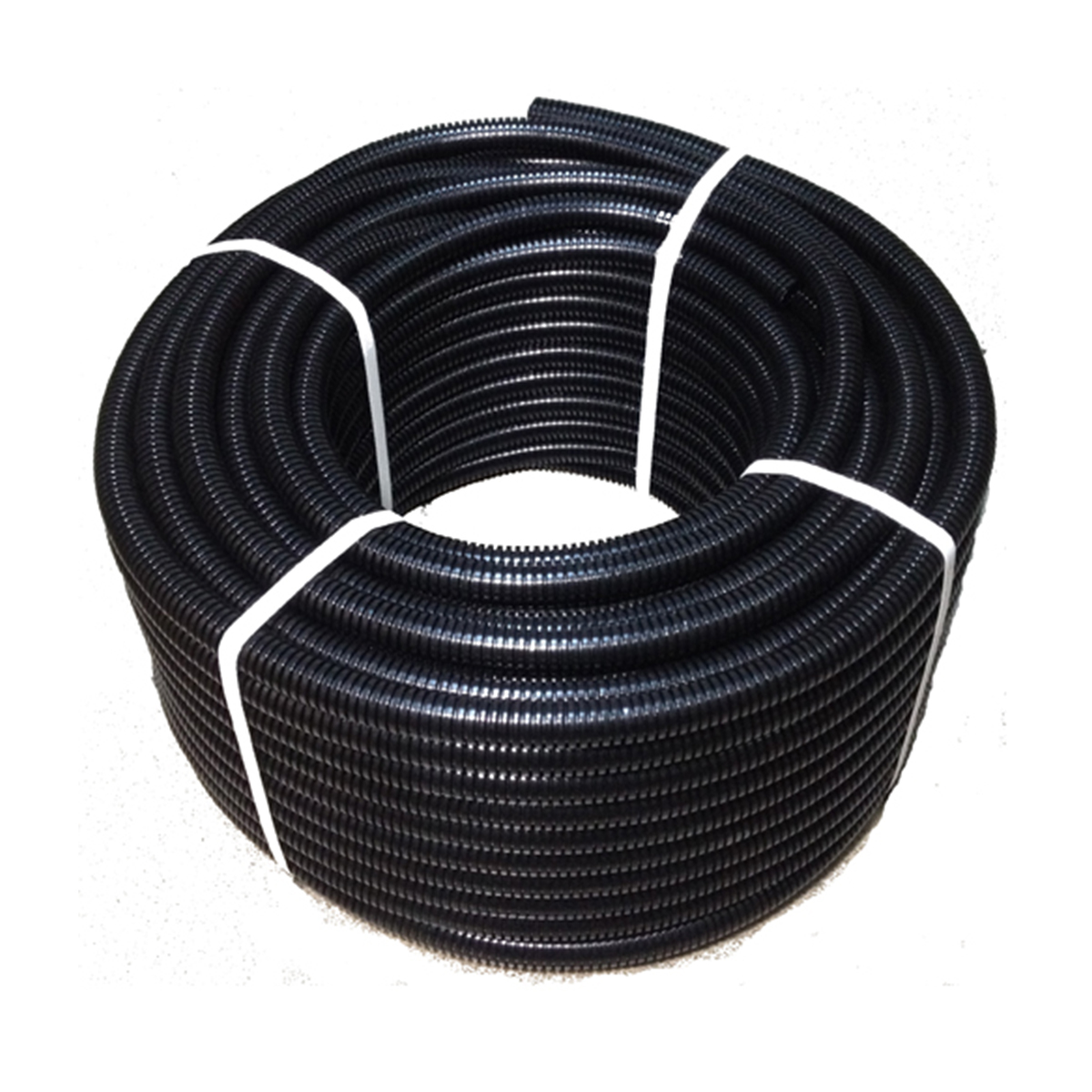 32 lik Plastik Spiral Boru — PS.15132 — Pe Polietilen Spiral Boru - Siyah — FNS Yapım