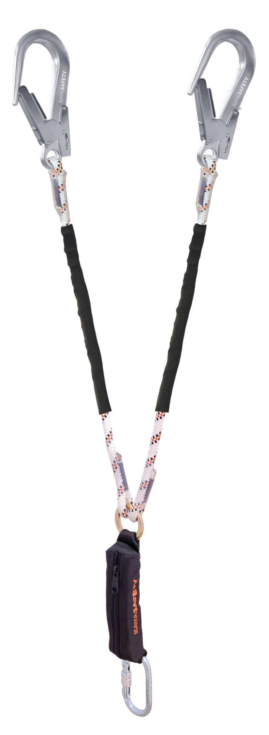 Çift Kol Şok Emicili Braided Lanyard — E-3 B — Şok Emiciler — FNS Yapım